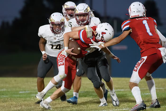 Southridge Centennial football Ken Waz 45
